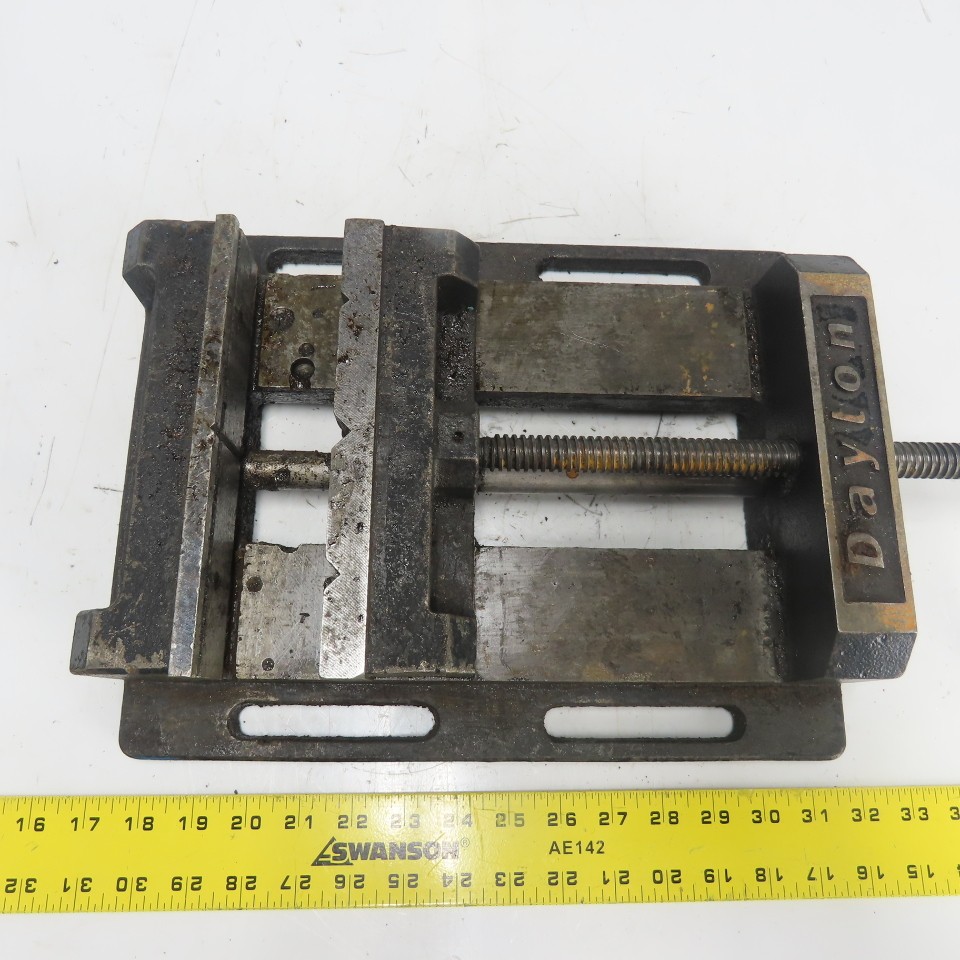 Dayton 8" Precision Machine Milling Vise 8" Jaw Opening Fixed Base