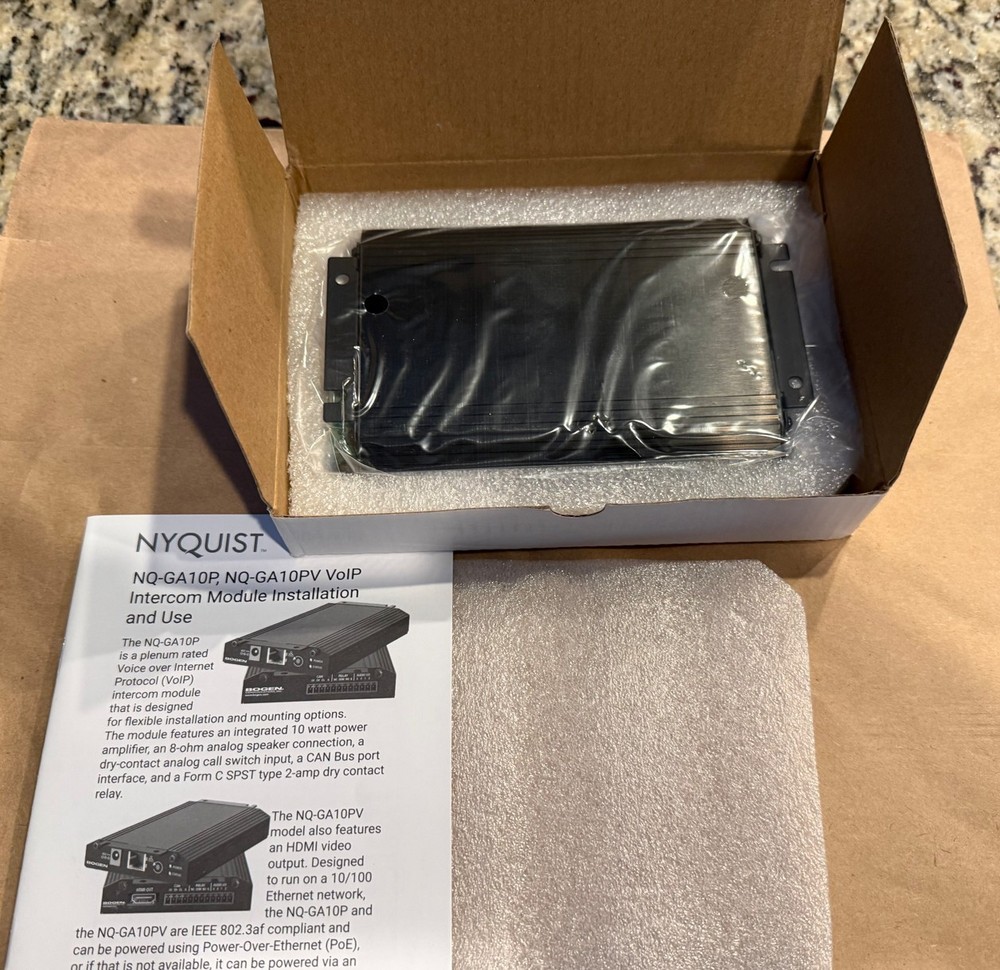 Bogen NQ-GA10P Intercom Module PoE Class-3 10W