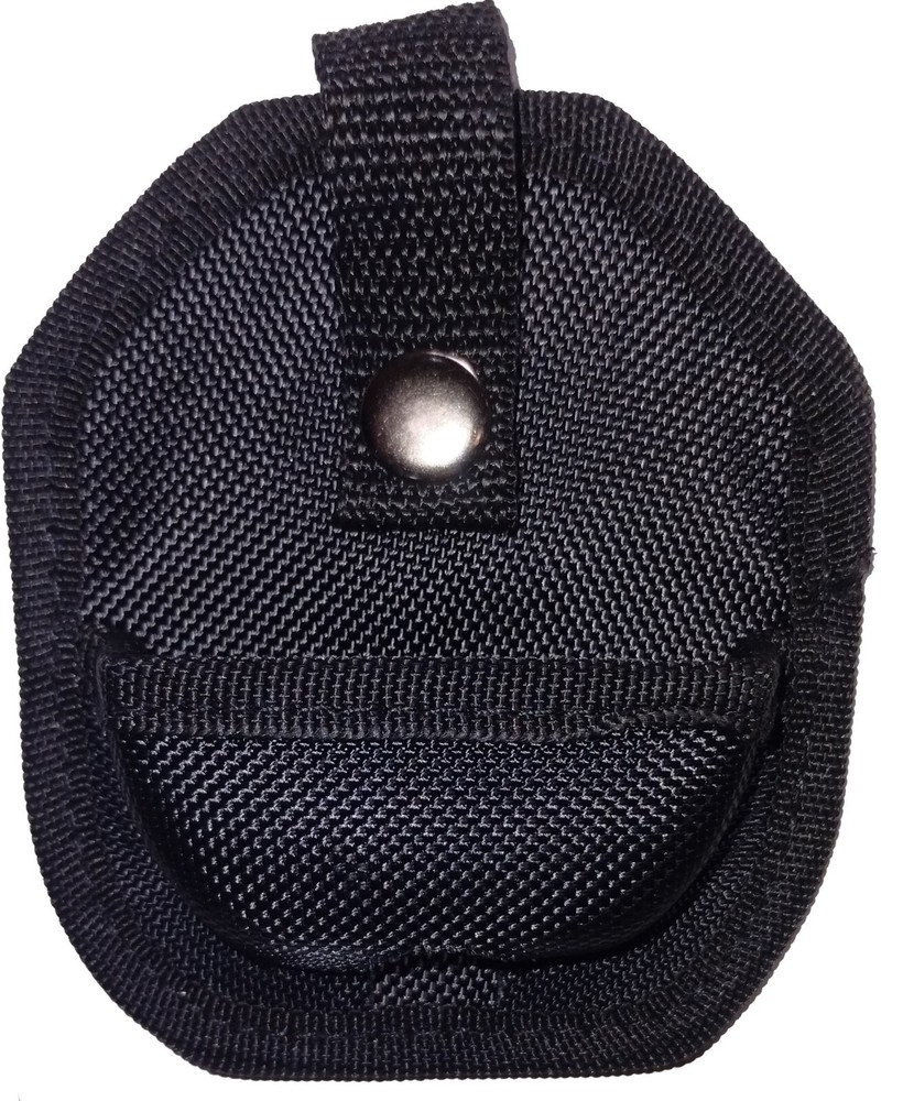 Quick Release Snap Closure Nylon Handcuff Case Belt Loop on Back Hand Cuffs