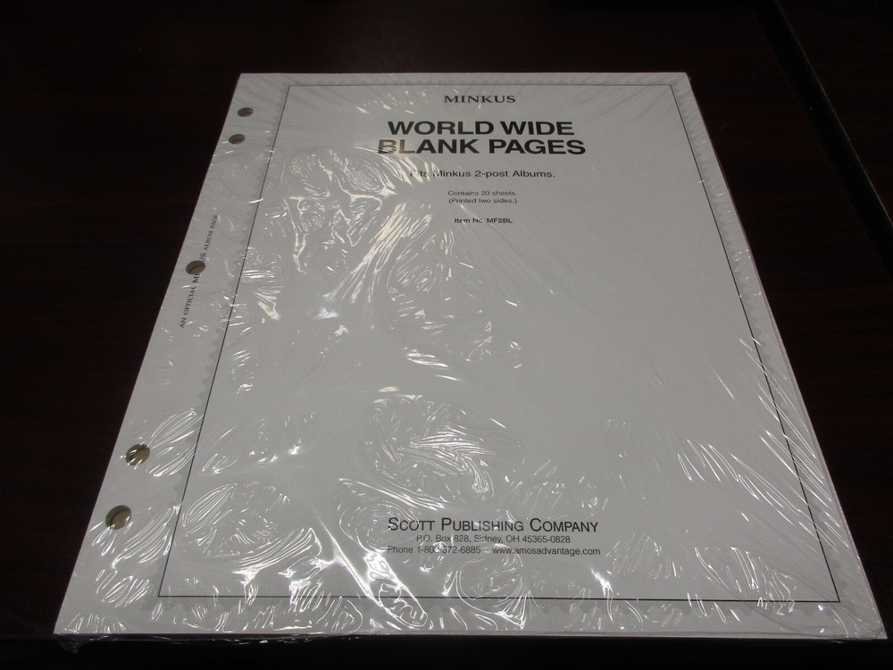 "MINKUS" REGIONAL QUADRILLED BLANKS   W/FREE SHP.