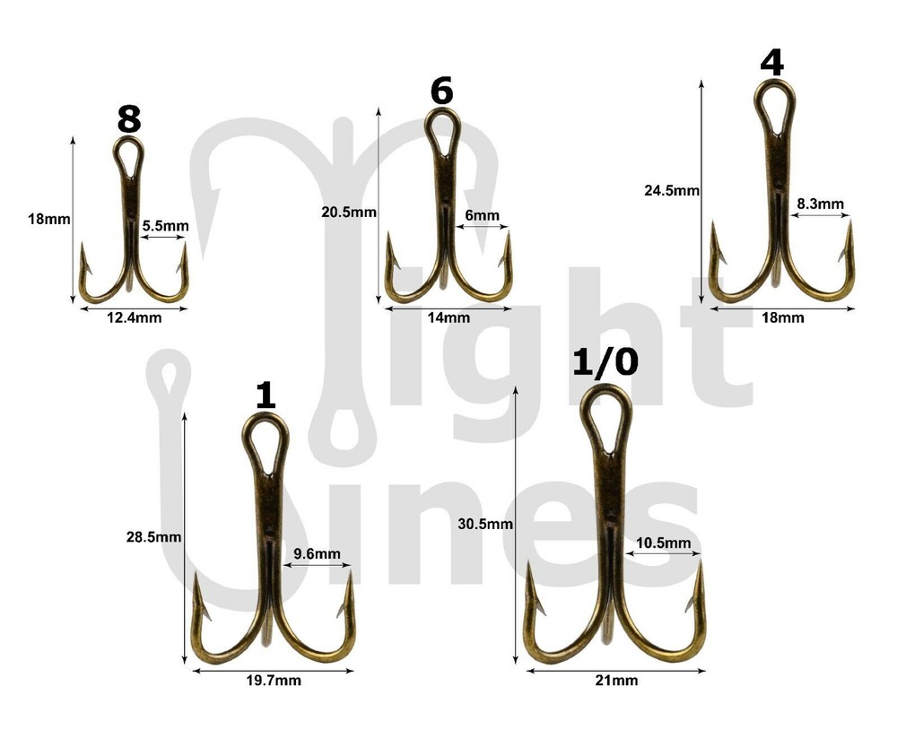 Barbed Treble Pop Up Rig Wire Trace- Customizable - Extra Long - Pike & Predator