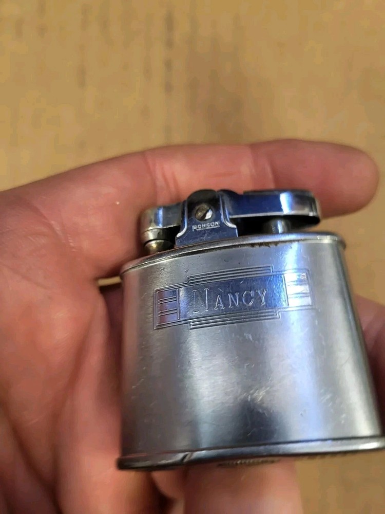 Vintage Standard Ronson Lighter "Nancy" "Marian"