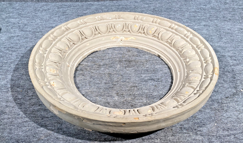 Plaster Ceiling Medallion 24" Vintage Reclaimed