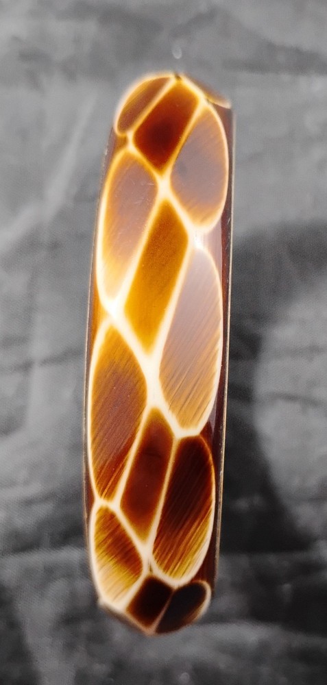 Beautiful Brown And Brass Bangle