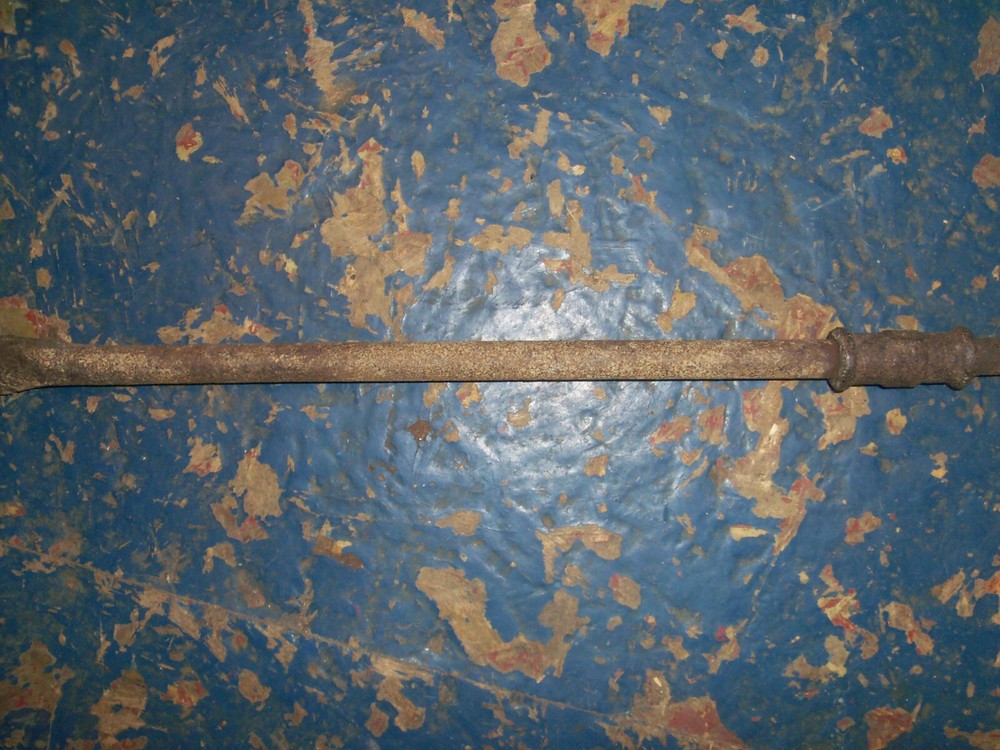 Vintage Mining Auger, Original, 62" in Length
