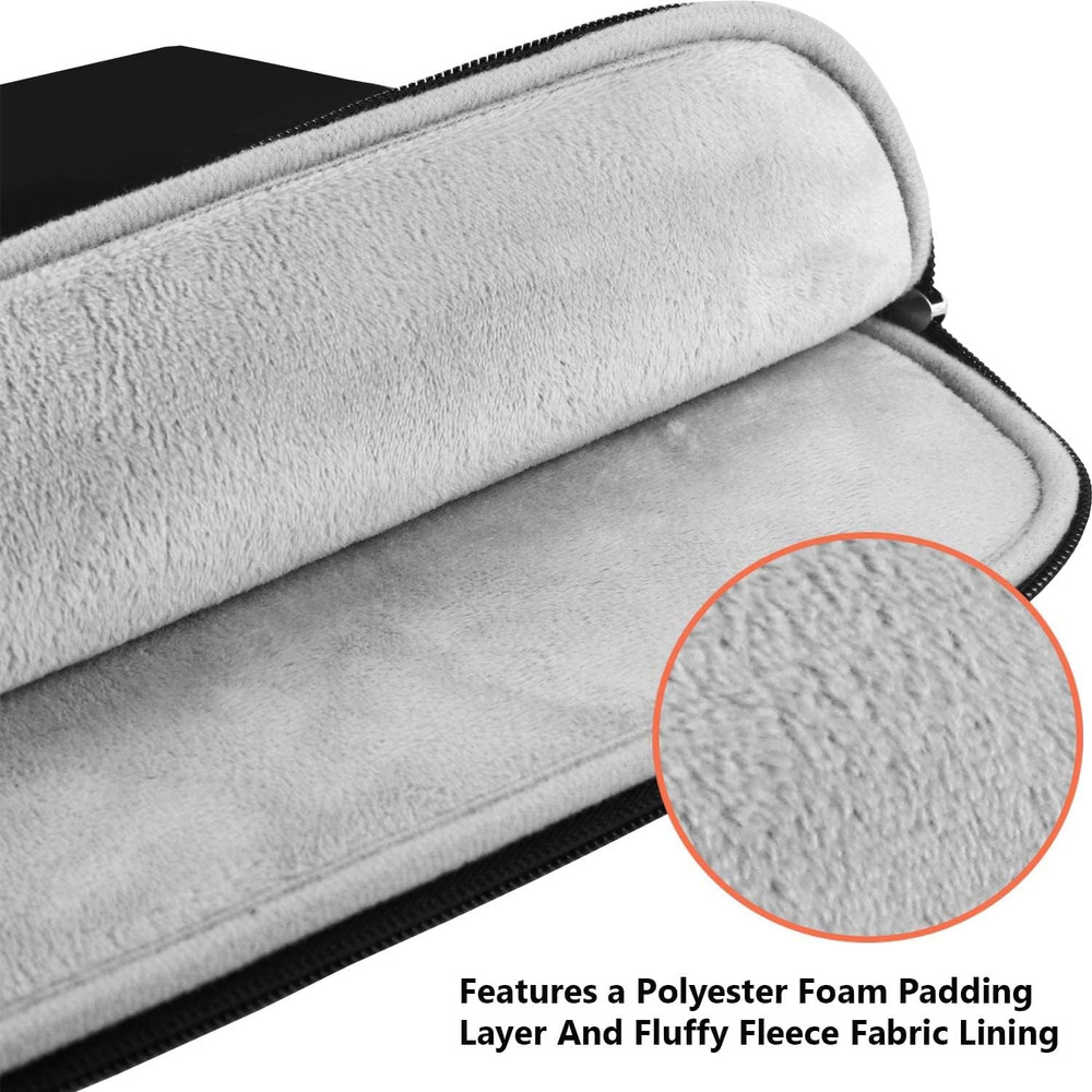 Laptop Case Sleeve 15.6 Inch, Shockproof Protective Notebook Case with Accessory