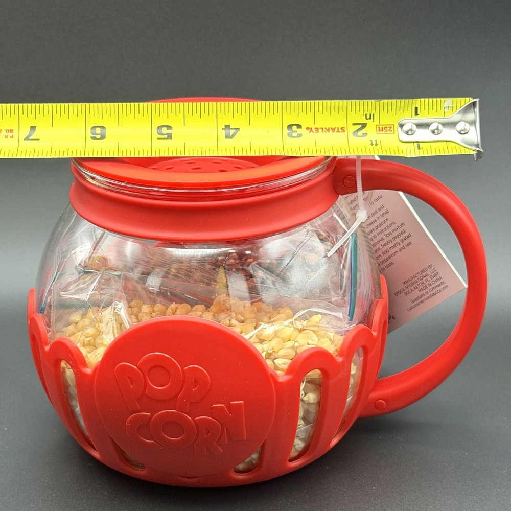 Ecolution Microwave Silicone Popcorn Popper Maker Collapsible Bowl With Kernels