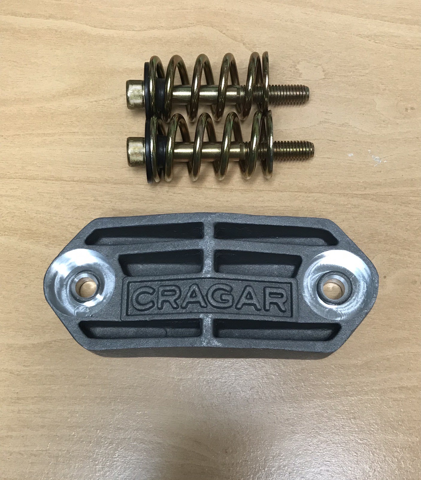 CRAGAR Blower Intake Backfire Pop Off Plate Vintage 426 Hemi Nitro Alky Dragster