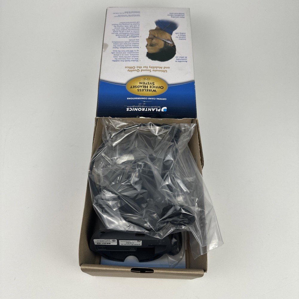 Plantronics CS50 Wireless Headset System Crystal Clear Conversation Complete