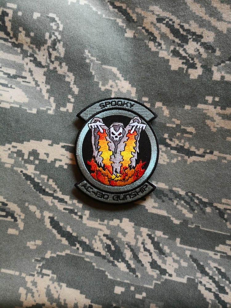 Ace Combat Assault Horizon SPOOKY AC-130 Embroidered Morale Hook Loop War Patch