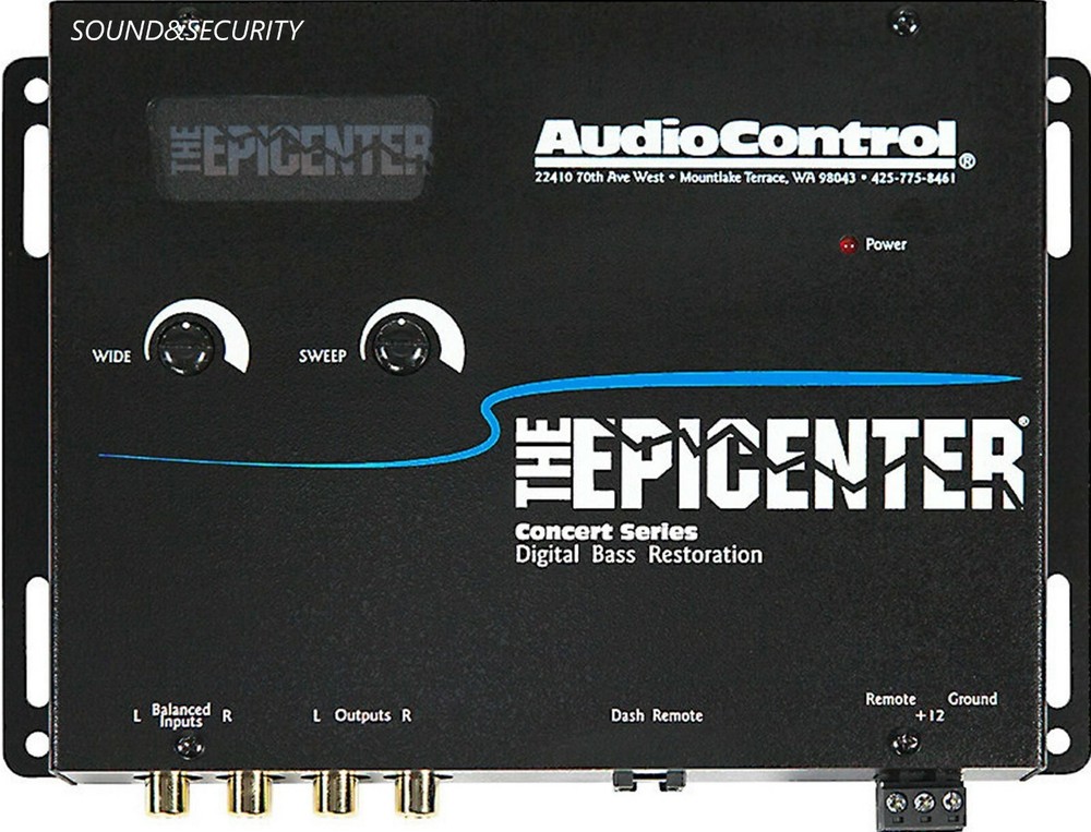 AUDIOCONTROL EPICENTER BASS RESTORATION PROCESSOR (BLACK)