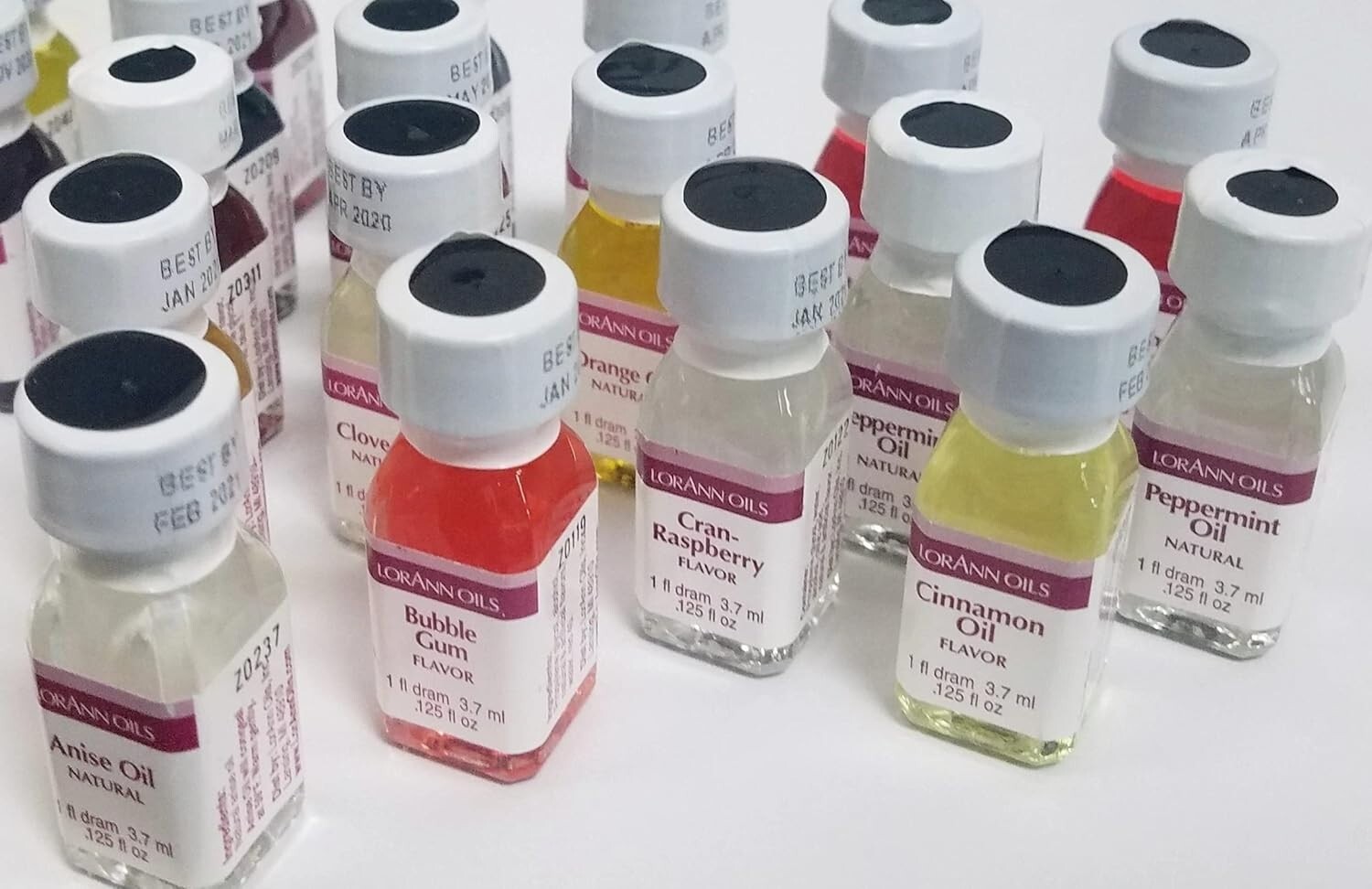 LorAnn Super Strength Flavoring Oil Variety Pack – 12 Asstd Flavors 1-dram