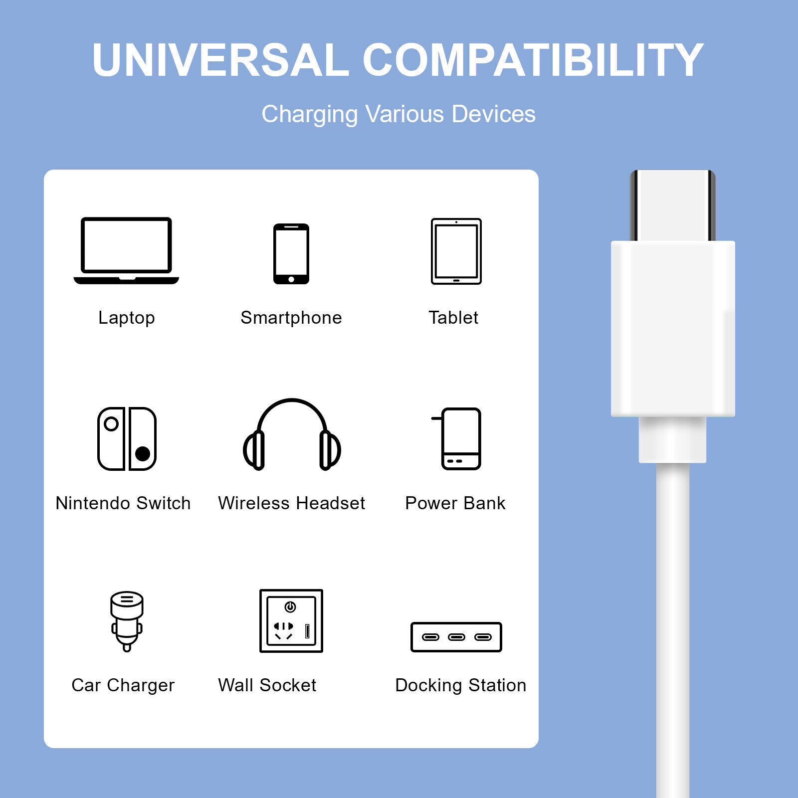 USB-C to USB C Type-C Fast Charging Data SYNC Charger Cable Cord 3/6/10FT lot