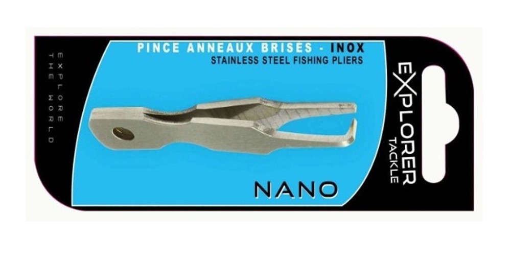 FLASHMER EXPLORER NANO MINI SPLIT RING PLIERS FOR WIRE TRACES PIKE SNAP TACKLE
