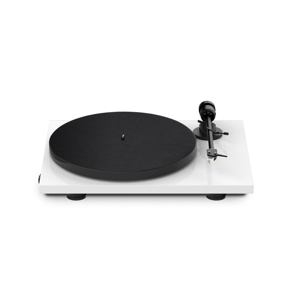 Pro-Ject E1 Phono Plug & Play Turntable with Built-in Phono Satin White