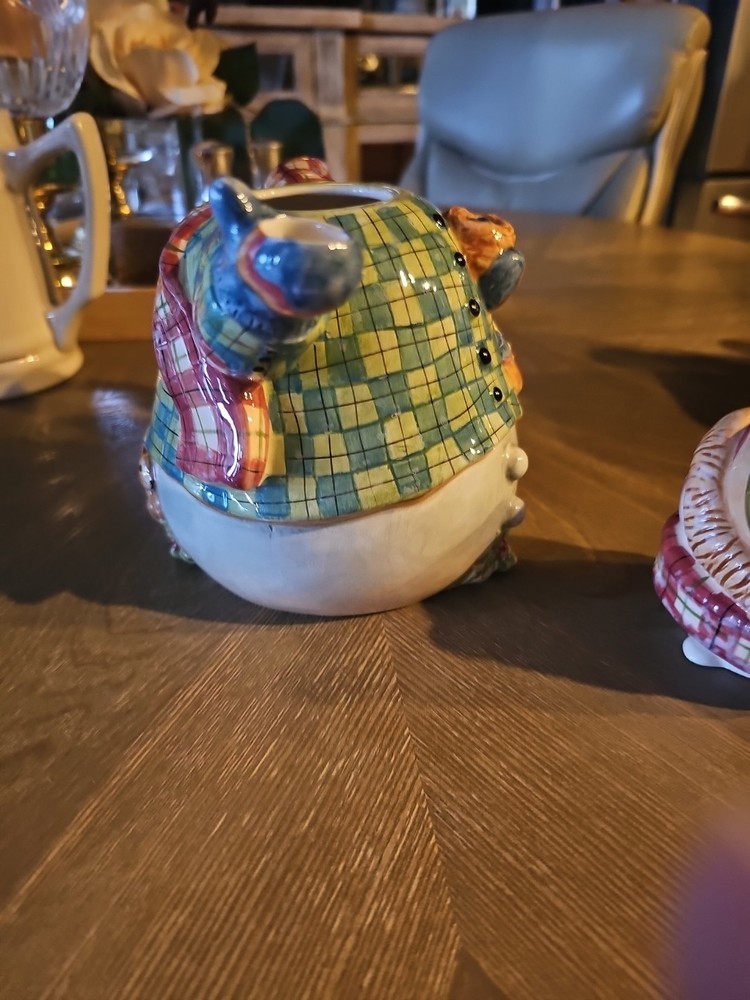 Snowman Man Teapot