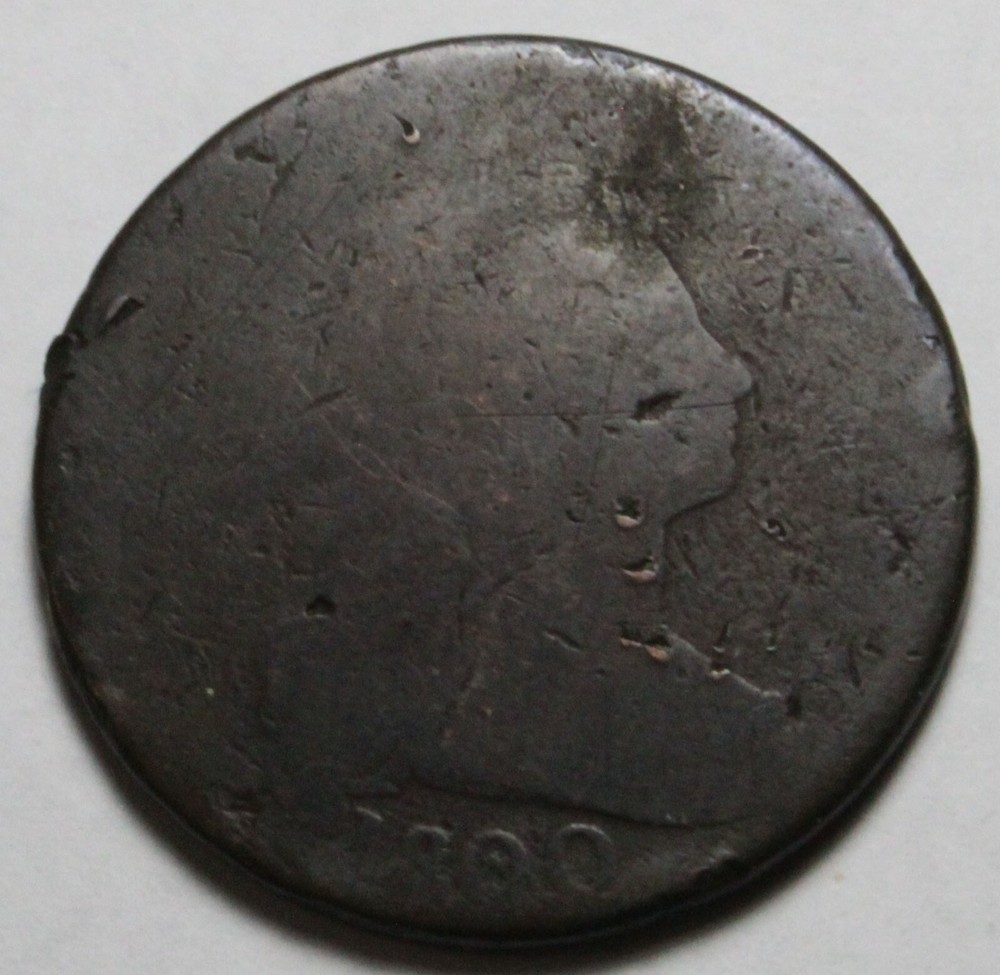 1800 Large Cent LW96