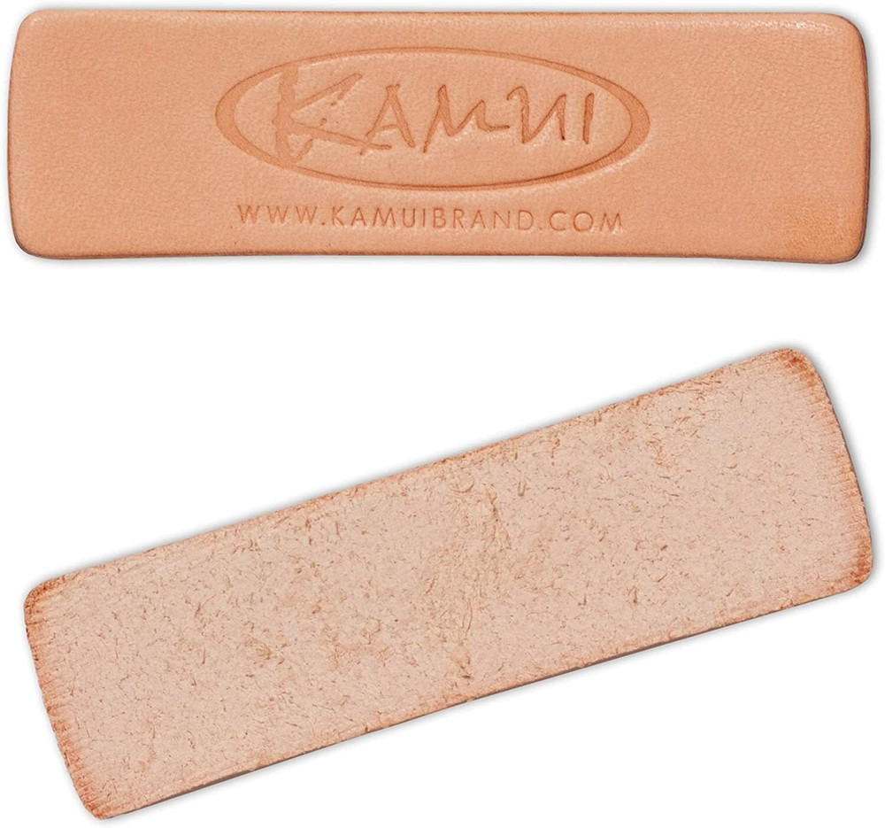 KAMUI Billiard Cue Tip Protector 2-Pack Leather Burnisher (Red)