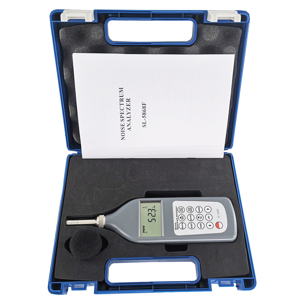 Noise Spectrum Analyzer Filter Sound Level Meter Tester with Range 25dB to 130dB