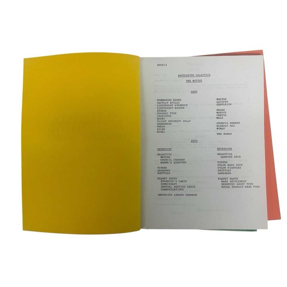 Battlestar Galactica Scripts 1978 Set of 4 Episodes