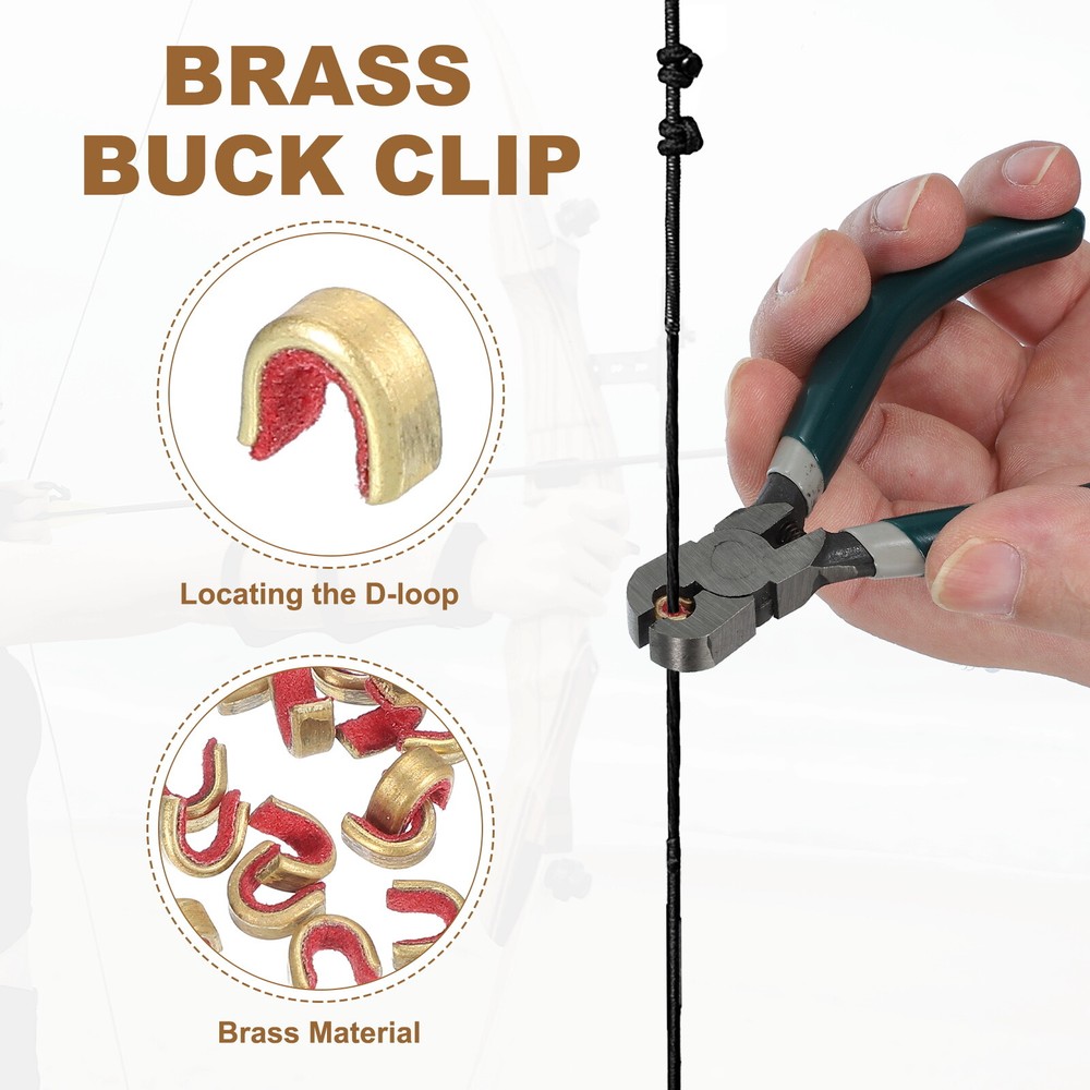 20 Pcs 6x3mm Bow String Nocking Points Red