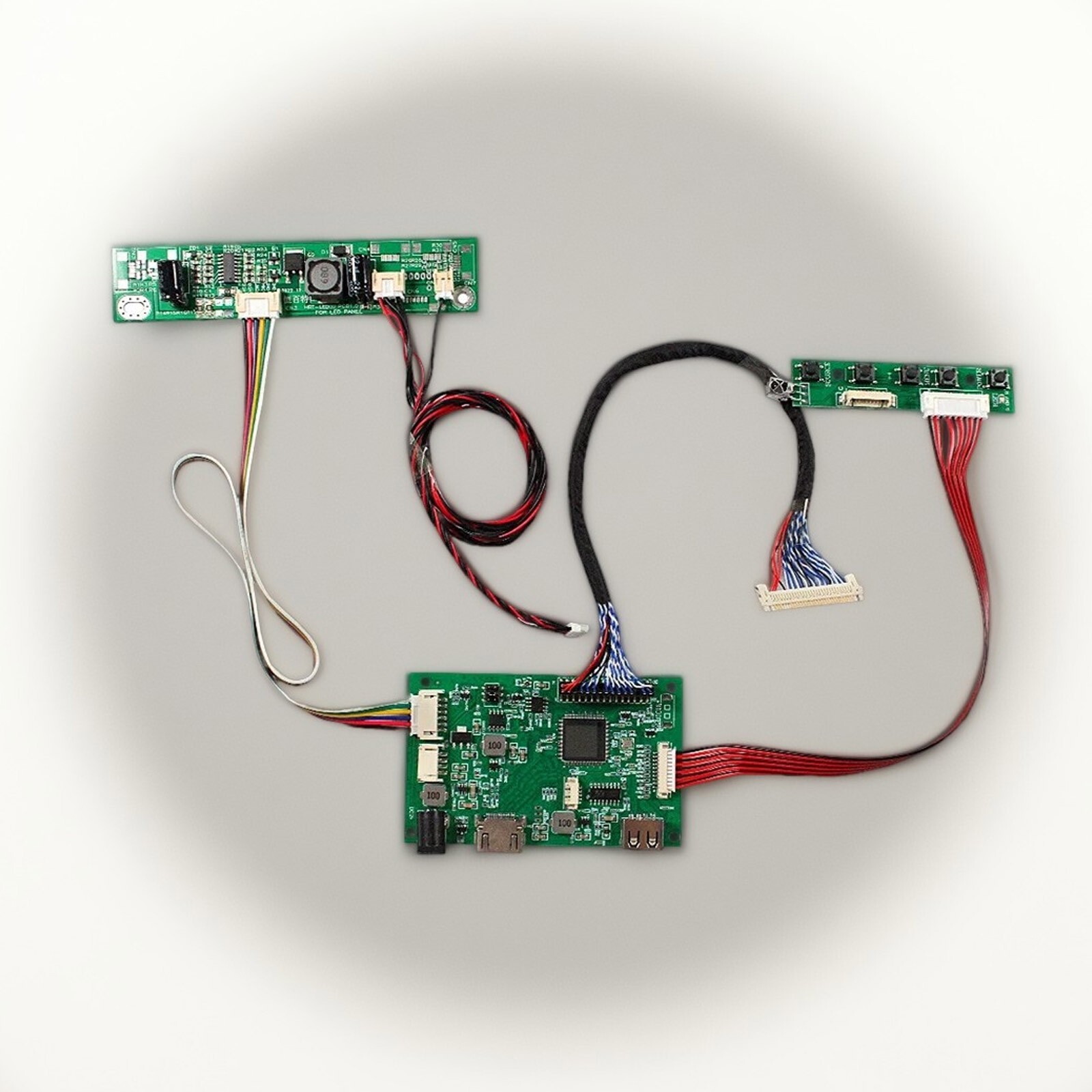 HD USB LCD Controller Board For 24inch 1920x360DV240FBM-NB0 LCD Screengq