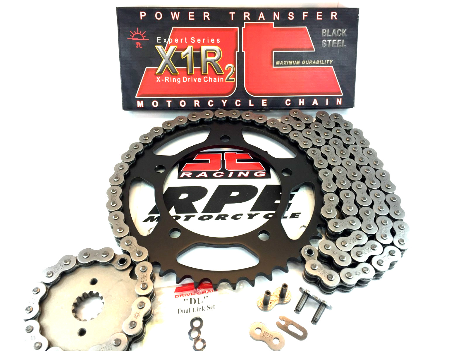 2013-2021 HONDA CBR500R RA OEM JT 520 X-RING CHAIN AND SPROCKETS KIT