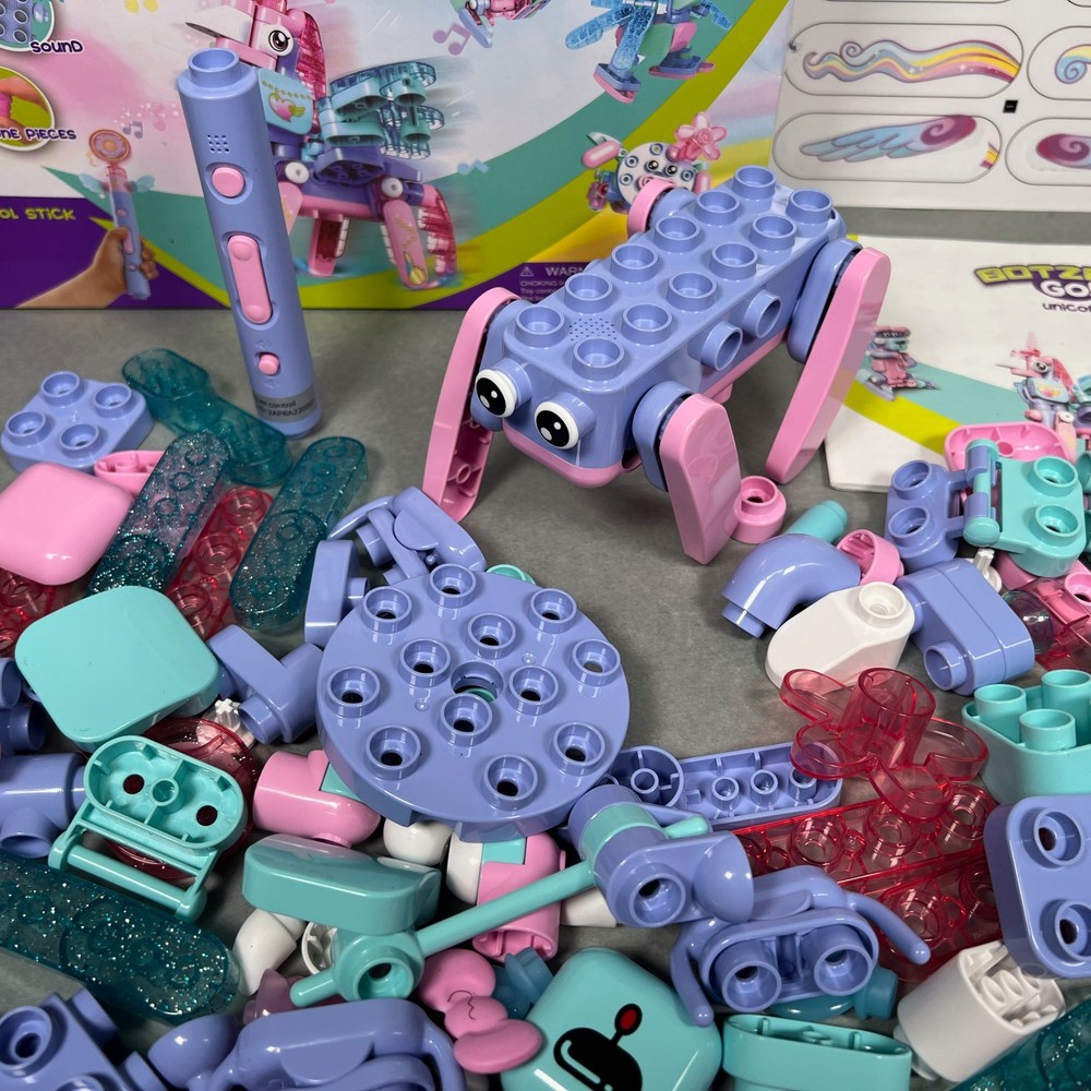 🤖 Botzees Go Unicorn Robot Interactive STEM Coding Toy for Kids WORKING See Vid