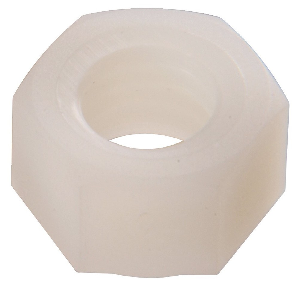 59448 4-40-Inch - Nylon Hex Nut 60-PackWhite