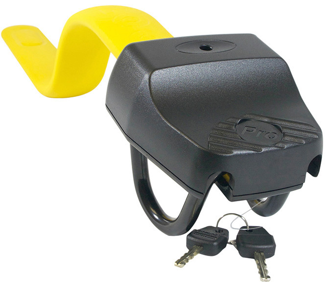 Stoplock Pro Elite Car & Van Yellow Anti Theft High Security Steering Wheel Lock