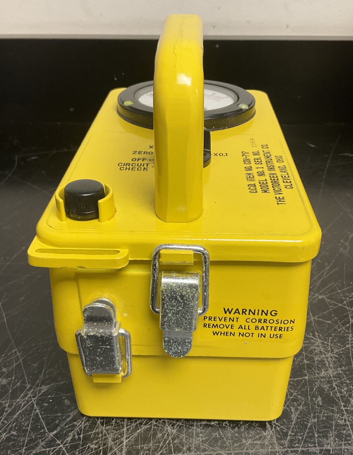 NOS Victoreen Instrument Co CDV-717 Model 1 Radiological Survey Meter CD