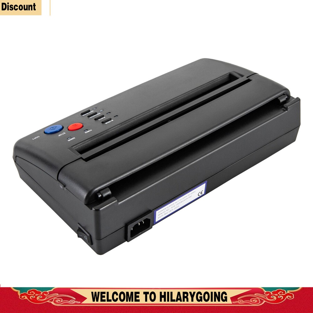 Tattoo Transfer Stencil Copy Machine Stencil Thermal Copier Printer for A4 Paper