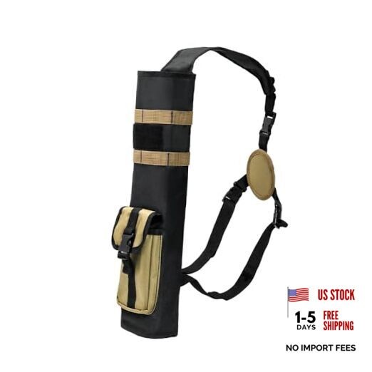 Archery Lightweight Back Arrow Quiver Khaki
