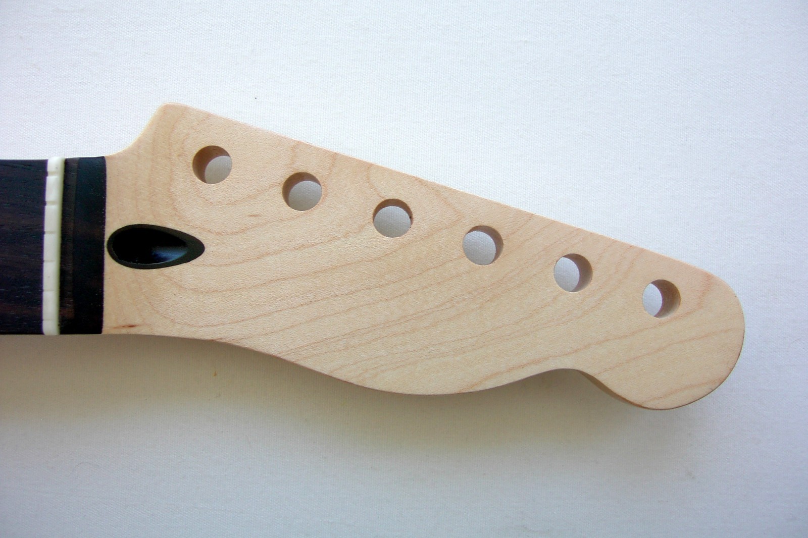 TELECASTER Neck /43mm NUT/MOP/Med Jumbo w/Warmoth Bone Nut (fits Fender TELE