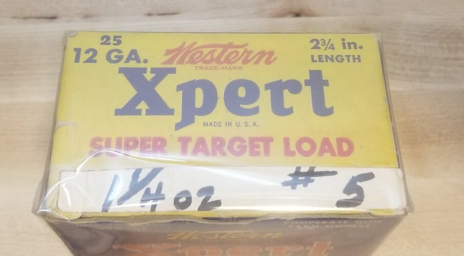 1950's Western Xpert Super Target Load Shells 12 ga. (empty box)