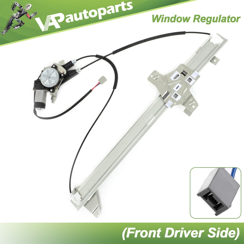 For 1992-2014 Ford E150 E250 E350 Van Front LH w/ Motor Power Window Regulator