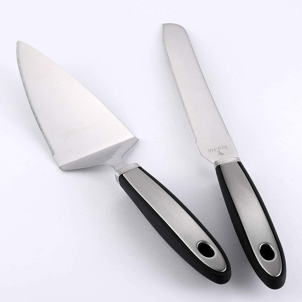 Wedding Cake Serving Set with Knife and Spatula