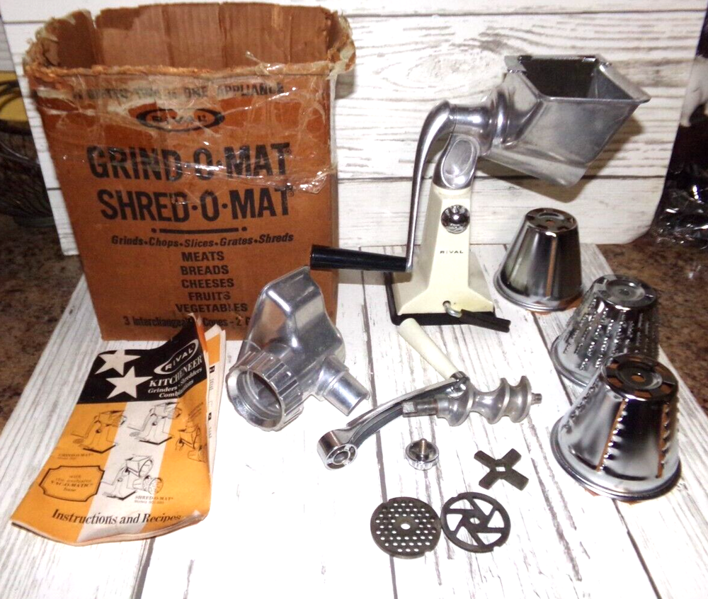 Rival Combination Grindomatic / Shredomatic model 390SH