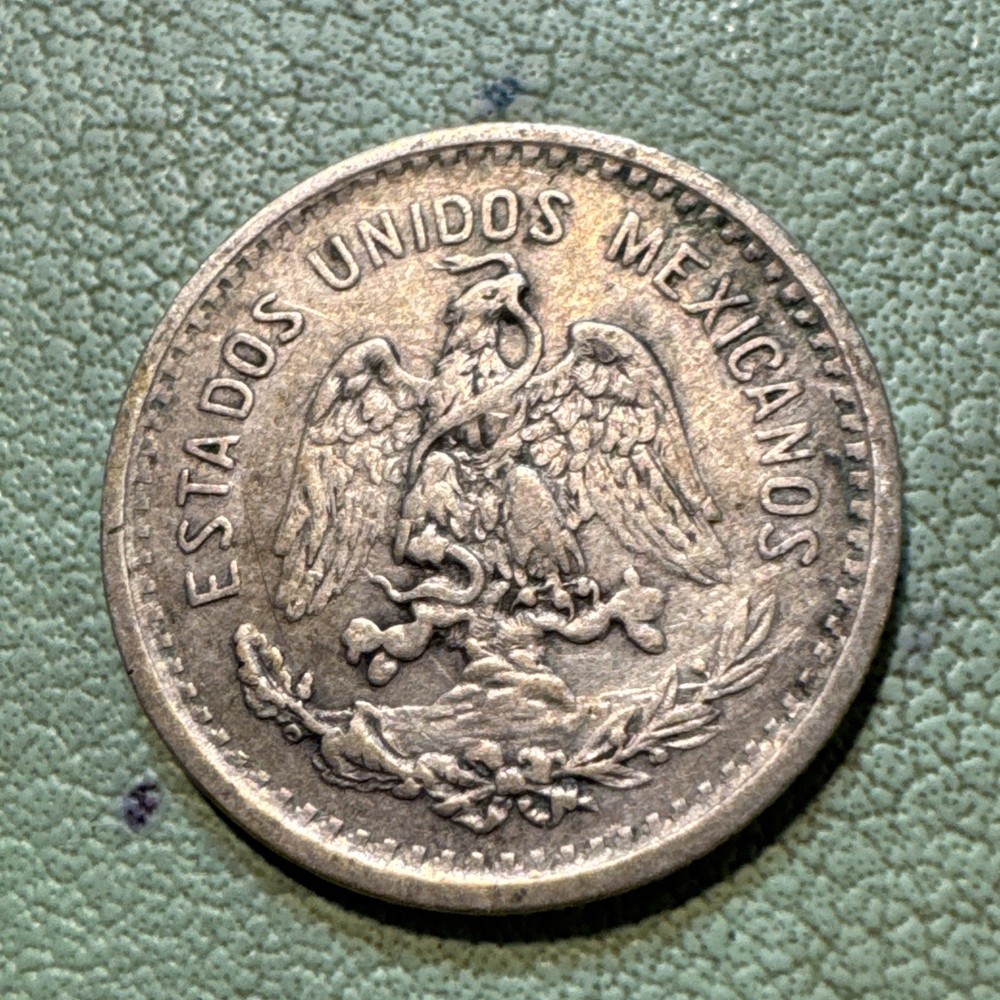 Mexico - 1905 Silver 10 Centavos Eagle Snake Reverse Nice