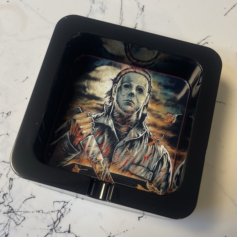 Michael Myers Ashtray & Tray Set