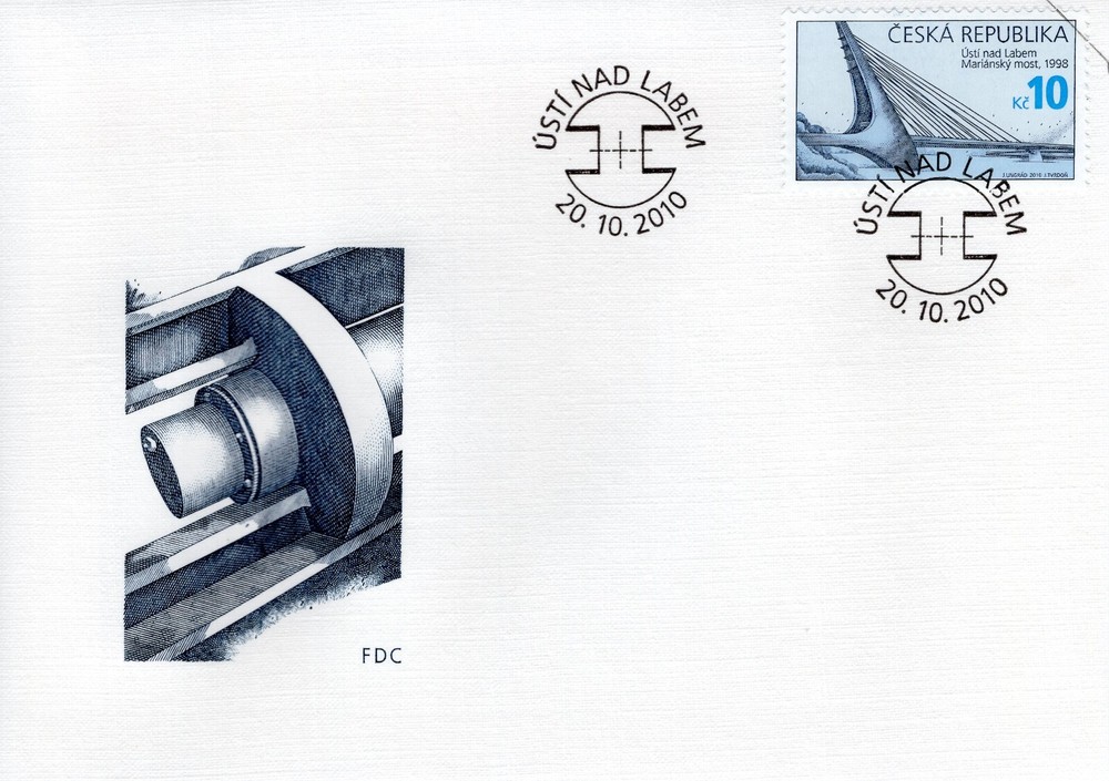 CZECH REPUBLIC 2010 Technical Monuments - Bridges  FDC6009