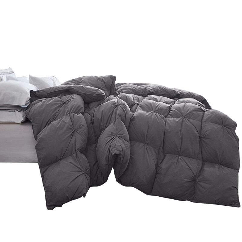 SNOWMAN Pinch Pleat Goose Down Comforter Duvet Insert 750+Fill Power 100% Cotton