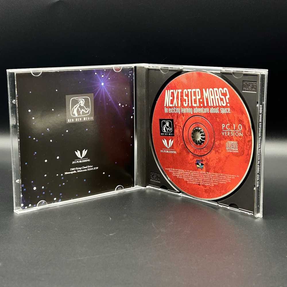 Next Step Mars Patrick Stewart CD Rom Windows PC 1.0 Version