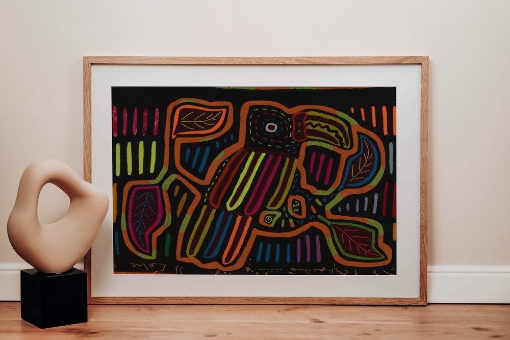Rainbow Color Toucan Bird Mola