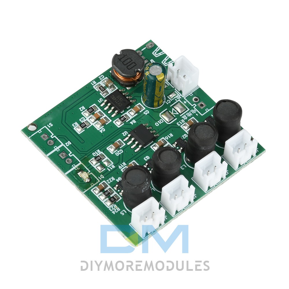 DC6-24V 4-Nozzle Spray Humidifier Atomization Module DIY Ultrasonic Atomizer Kit