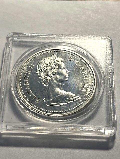 1973 Canada Silver Dollar/RCMP Centennial/PL #641