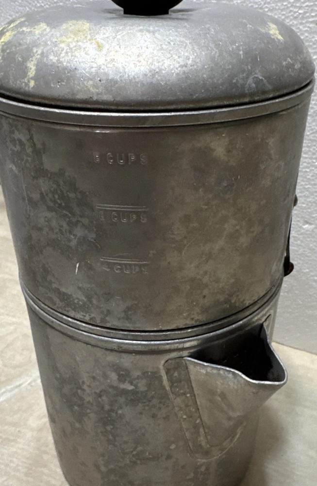 Mid Century Aluminium Drip O Later Coffee Maker 8 Cup