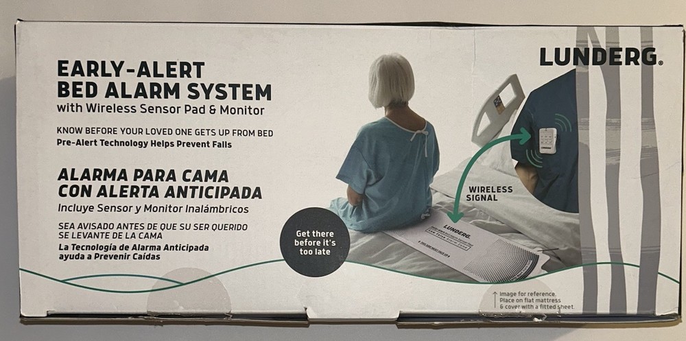 Lundberg Early Alert Bed Alarm System With Wireless Sensor Pad