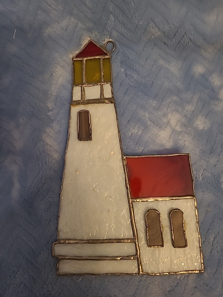 lighthouse stained glass