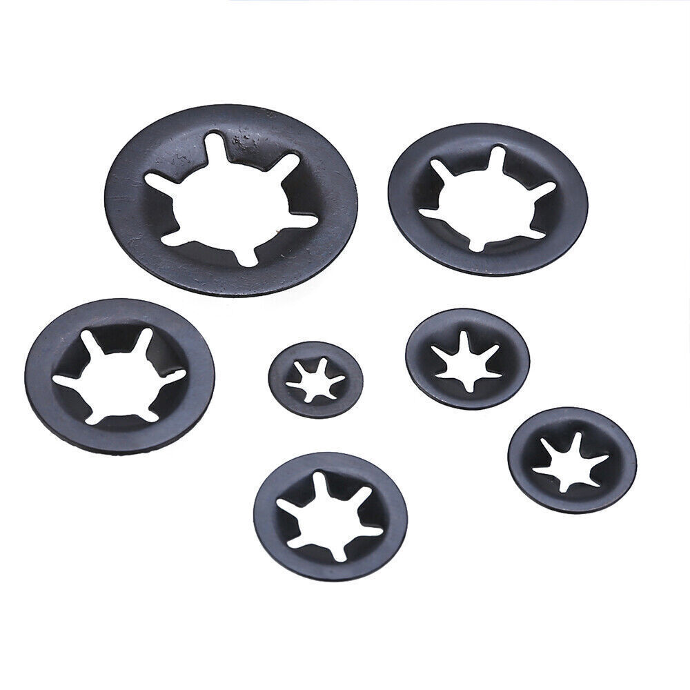 Star Nut Star lock Push-on Locking Washers Clips Fastener Assorted Set 340Pcs